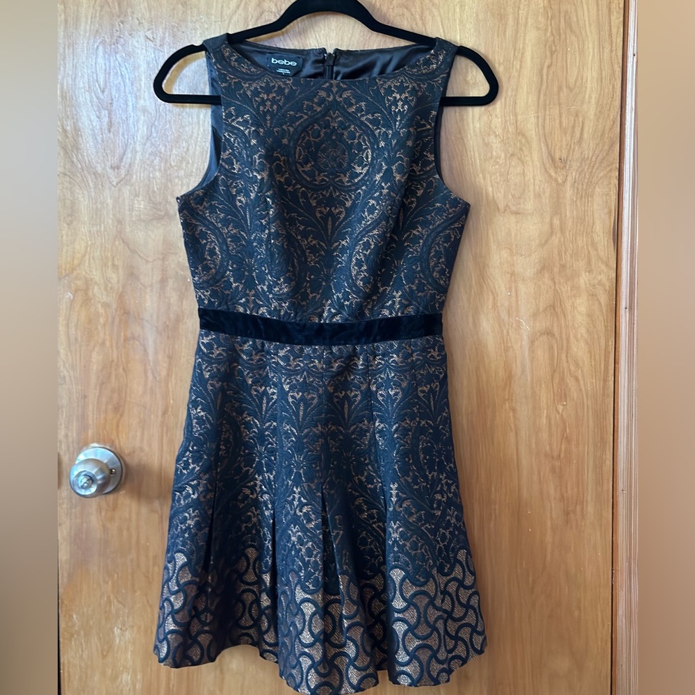 Lace dress print color for women BEBE